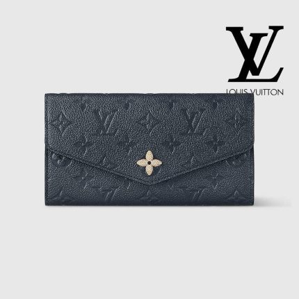 ルイヴィトン ポルトフォイユ・サラ NM ネイビー 長財布 M82668