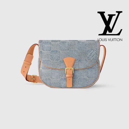 ルイヴィトン激安 ダミエ･デニム モンスリ･メッセンジャー ショルダーバッグ MM N40743