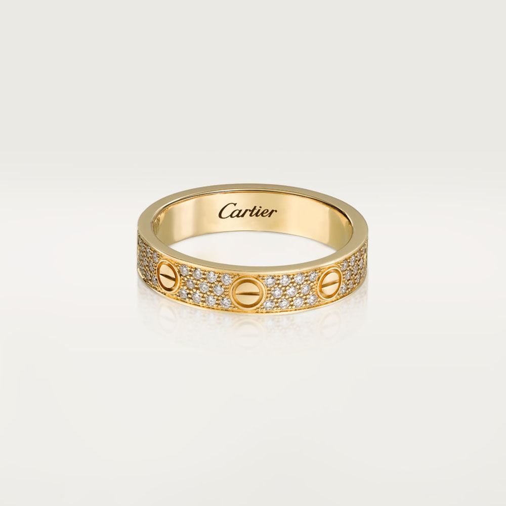 カルティエ 指輪 Love ウェディング リング パヴェダイアモンド B4083300 カルティエ 指輪 Love ウェディング リング パヴェダイアモンド B4083300