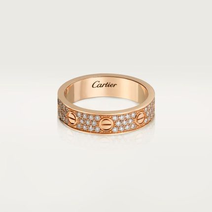 カルティエ 指輪  Love ウェディング リング パヴェダイアモンド B4085800