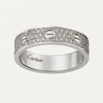 カルティエ 指輪  Love ウェディング リング パヴェダイアモンド B4083400