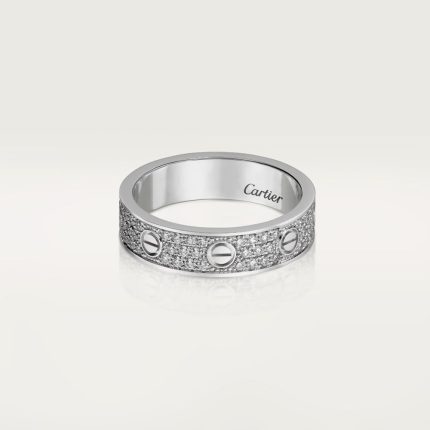 カルティエ 指輪  Love ウェディング リング パヴェダイアモンド B4083400