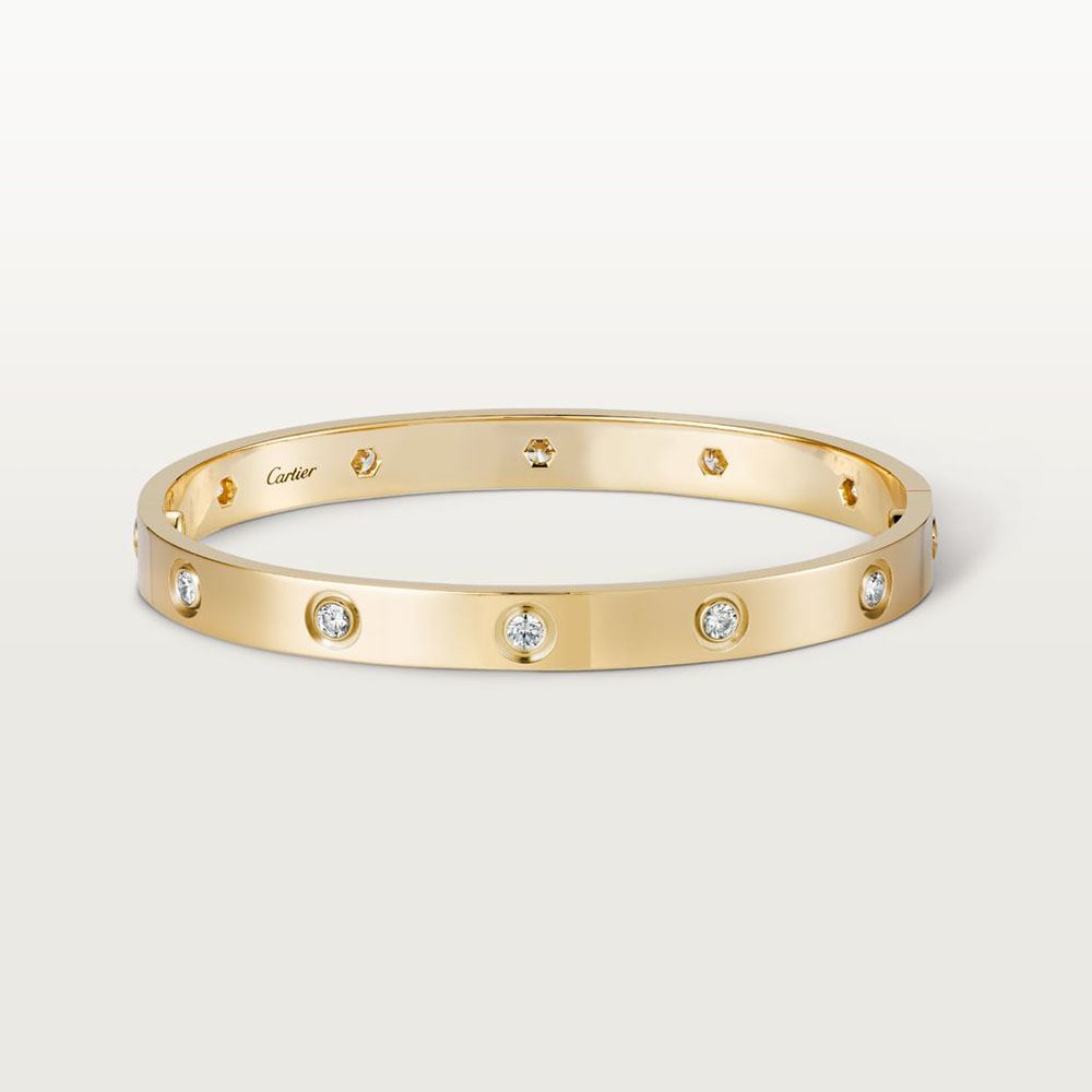 カルティエ ブレスレット Love ブレスレット ダイヤモンド10個 B6070317 カルティエ ブレスレット Love ブレスレット ダイヤモンド10個 B6070317