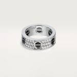 カルティエ 指輪 Love リング パヴェダイアモンド セラミック B4207600 カルティエ 指輪 Love リング パヴェダイアモンド セラミック B4207600