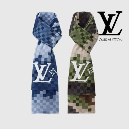 ルイヴィトン  ストール･LV ラバーズ･ダモフラージュ M79717 M79718