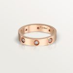 カルティエ 指輪 Love ウェディング リング ダイアモンド8個 B4050800 カルティエ 指輪 Love ウェディング リング ダイアモンド8個 B4050800