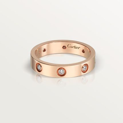 カルティエ 指輪  Love ウェディング リング ダイアモンド8個 B4050800