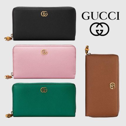 グッチ バンブー付き ジップアラウンドウォレット 739499 AABXM
