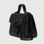 グッチ 〔GGマーモント〕ミニ トップハンドルバッグ 702563 DTDFV グッチ 〔GGマーモント〕ミニ トップハンドルバッグ 702563 DTDFV