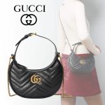 グッチ 〔GGマーモント〕ハーフムーンシェイプ ミニバッグ 699514 DTDHT 1000 グッチ 〔GGマーモント〕ハーフムーンシェイプ ミニバッグ 699514 DTDHT 1000