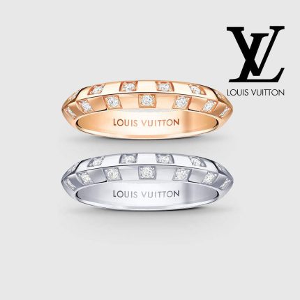 ルイヴィトン リング  LV ダイヤモンド リング ダミエ Q9Y54 Q9Y55