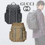 グッチGGポリエステル ラージ バックパック 767923 FACPL グッチGGポリエステル ラージ バックパック 767923 FACPL