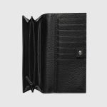 グッチ  レザー ロングウォレット GGメタルピース 481727 A7M0N 1000