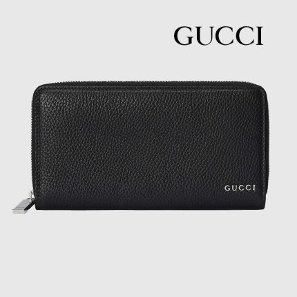グッチ  GUCCIロゴ 二つ折りウォレット ‎771153 AABXM 1000