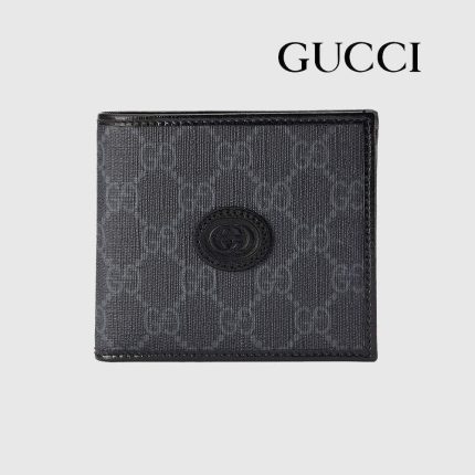 グッチ  GUCCIロゴ 二つ折りウォレット ‎771153 AABXM 1000