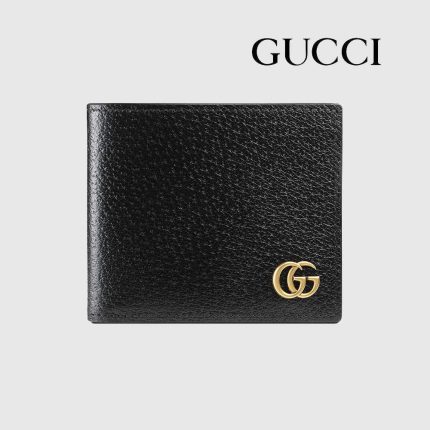グッチ 〔GGマーモント〕レザー ジップアラウンドウォレット 428736 0YK0N 1000