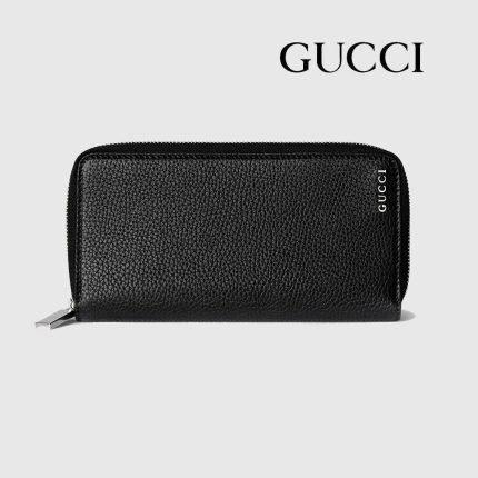 グッチ  GUCCI ロゴ ジップアラウンドウォレット ‎822043 AABXM 1000