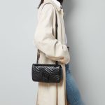 グッチ  〔GGマーモント〕キルティング スモール ショルダーバッグ ‎443497 DTDIT