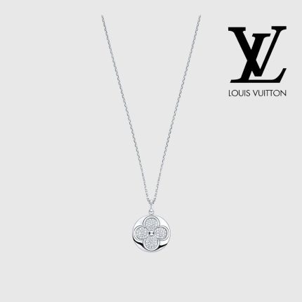 ルイヴィトン  メダリオンネックレス ダイヤモンド ブロッサム XL Q93669