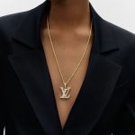 ルイヴィトン ネックレス ペンダント LV XL Q93848 ルイヴィトン ネックレス ペンダント LV XL Q93848