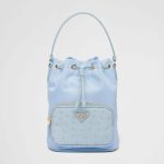 プラダ Re-Nylon xオーストリッチ ショルダーバッグ 1BH038_2EX8 プラダ Re-Nylon xオーストリッチ ショルダーバッグ 1BH038_2EX8