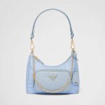 プラダ Re-Nylon xオーストリッチ ミニバッグ 1BC198_2EX8 プラダ Re-Nylon xオーストリッチ ミニバッグ 1BC198_2EX8