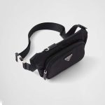 プラダ Re-Nylon xサフィアーノレザー ショルダーバッグ 2VH128_2DMG プラダ Re-Nylon xサフィアーノレザー ショルダーバッグ 2VH128_2DMG