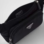 プラダ Re-Nylon xサフィアーノレザー ショルダーバッグ 2VH128_2DMG プラダ Re-Nylon xサフィアーノレザー ショルダーバッグ 2VH128_2DMG