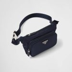 プラダ Re-Nylon xサフィアーノレザー ショルダーバッグ 2VH128_2DMG プラダ Re-Nylon xサフィアーノレザー ショルダーバッグ 2VH128_2DMG