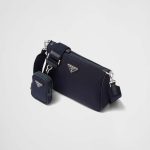 プラダ Re-Nylon xサフィアーノレザー ショルダーバッグ 2VH113_2DMH プラダ Re-Nylon xサフィアーノレザー ショルダーバッグ 2VH113_2DMH