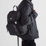 プラダ Re-Nylon xサフィアーノレザー バックパック 2VZ135_2DMG プラダ Re-Nylon xサフィアーノレザー バックパック 2VZ135_2DMG