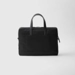 プラダ Re-Nylon xサフィアーノレザー ブリーフケース 2VE005_2DMH プラダ Re-Nylon xサフィアーノレザー ブリーフケース 2VE005_2DMH