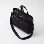 プラダ  Re-Nylon xサフィアーノレザー トートバッグ 2VG860_2DMH