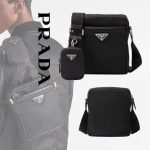 プラダ Re-Nylon xサフィアーノレザー ショルダーバッグ 2VH112_2DMH プラダ Re-Nylon xサフィアーノレザー ショルダーバッグ 2VH112_2DMH