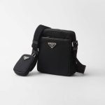 プラダ Re-Nylon xサフィアーノレザー ショルダーバッグ 2VH112_2DMH プラダ Re-Nylon xサフィアーノレザー ショルダーバッグ 2VH112_2DMH
