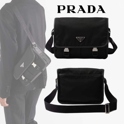 プラダ  Re-Nylon xサフィアーノレザー ショルダーバッグ 2VD769_2DMH