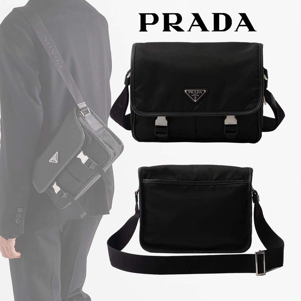 プラダ Re-Nylon xサフィアーノレザー ショルダーバッグ 2VD769_2DMH プラダ Re-Nylon xサフィアーノレザー ショルダーバッグ 2VD769_2DMH