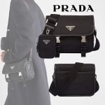 プラダ Re-Nylon xサフィアーノレザー ショルダーバッグ 2VD034_2DMH プラダ Re-Nylon xサフィアーノレザー ショルダーバッグ 2VD034_2DMH