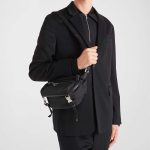 プラダ Re-Nylon xサフィアーノレザー ショルダーバッグ 2VH171_2DMG プラダ Re-Nylon xサフィアーノレザー ショルダーバッグ 2VH171_2DMG