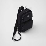 プラダ Re-Nylon xサフィアーノレザー バックパック 2VZ105_2DMG プラダ Re-Nylon xサフィアーノレザー バックパック 2VZ105_2DMG