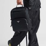 プラダ Re-Nylon xサフィアーノレザー バックパック 2VZ104_2DMG プラダ Re-Nylon xサフィアーノレザー バックパック 2VZ104_2DMG