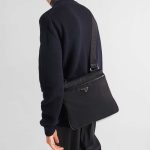 プラダ  Re-Nylon xサフィアーノレザー ショルダーバッグ 2VH118_2DMH