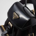 プラダ スモール Re-Nylon xブラッシュドレザー バックパック 1BZ075_R789 プラダ スモール Re-Nylon xブラッシュドレザー バックパック 1BZ075_R789