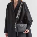 プラダ ショルダーストラップ付 レザー バッグ 1BH082_2DKV プラダ ショルダーストラップ付 レザー バッグ 1BH082_2DKV