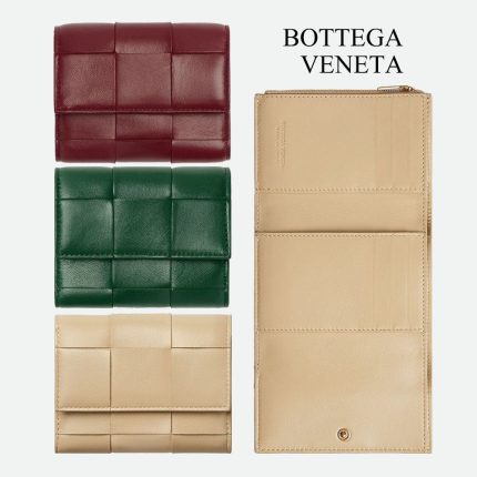 ボッテガヴェネタ  カセット 三つ折りファスナーウォレット 651372 VCQC1