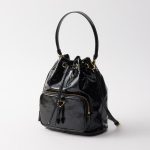 プラダ デュエット ナプラックパテントレザー バケットバッグ 1BH038_2DNT プラダ デュエット ナプラックパテントレザー バケットバッグ 1BH038_2DNT