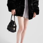 プラダ デュエット ナプラックパテントレザー バケットバッグ 1BH038_2DNT プラダ デュエット ナプラックパテントレザー バケットバッグ 1BH038_2DNT