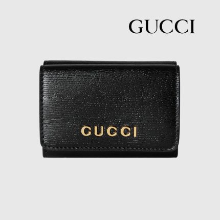グッチ GUCCI スクリプト ジップ カードケース ‎813219