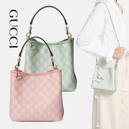グッチ 〔GGエンブレム〕ミニ バケットバッグ 815118 FAD6L