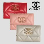 CHANEL 19  カードケース ラムスキン AP1790